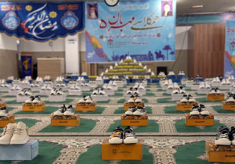 توزیع 1500 کفش بین دانش‌‌آموزان نیازمند بوشهری