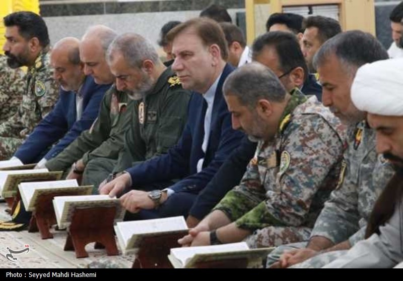 تجدید میثاق نیروهای مسلح استان بوشهر با شهدا
