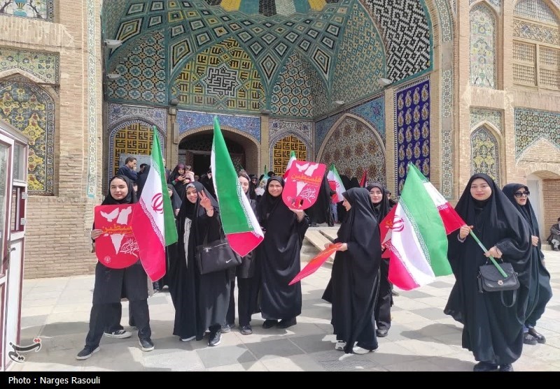 تجمع بازاریان و کسبه زنجان در محکومیت رژیم صهیونیستی
