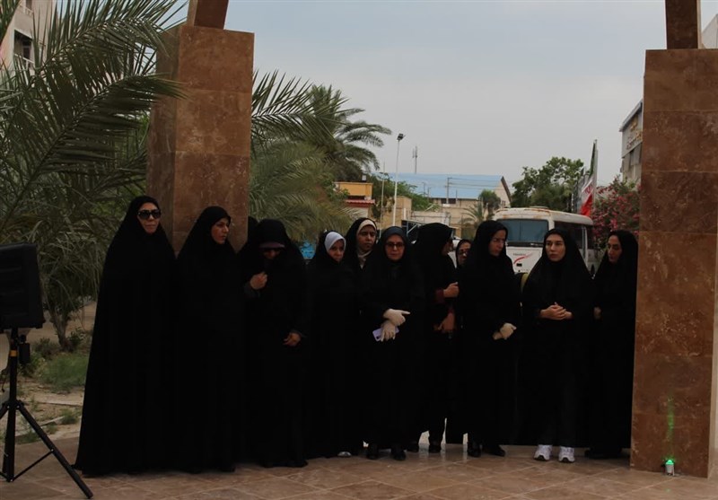 تجمع دانشگاهیان بوشهر در حمایت غزه + تصاویر