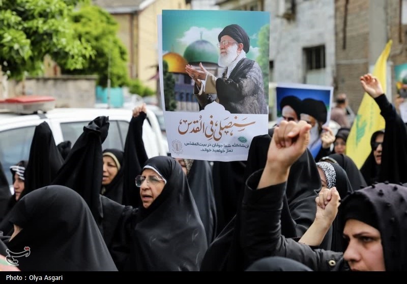 راهپیمایی گلستانی‌ها‌ در ‌محکومیت جنایات اسرائیل +تصاویر