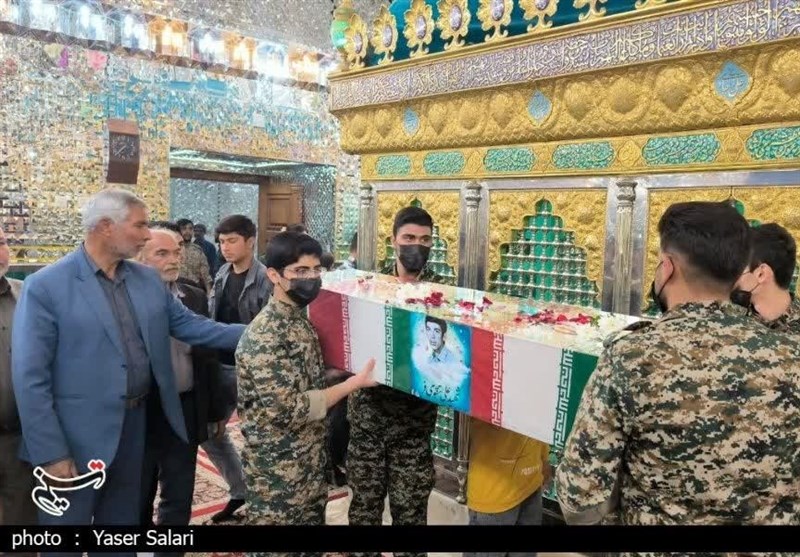 پایان فراق 38 ساله/ تشییع پیکر شهید تقوی‌فر در گناباد+تصاویر