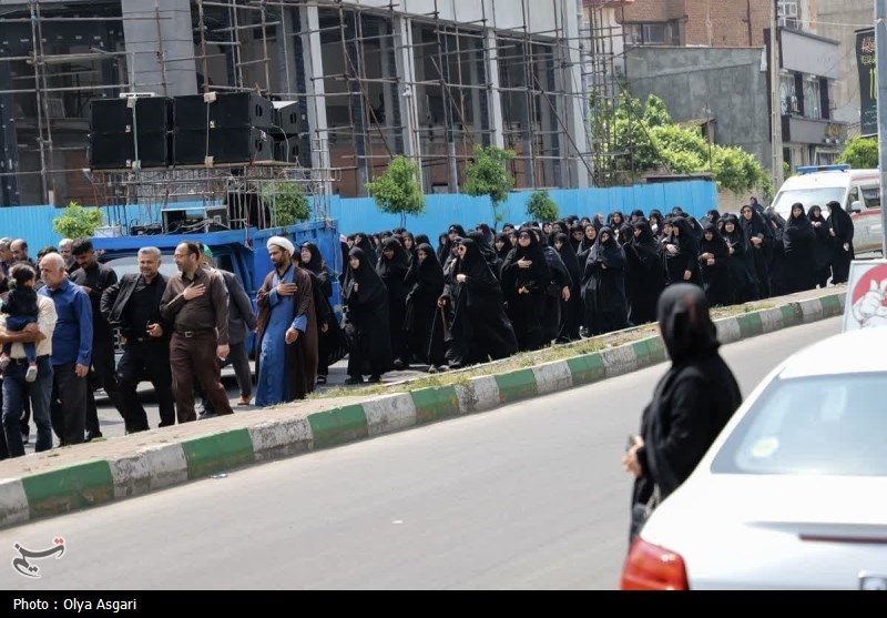 گلستان در سوگ شهادت امام صادق (ع)+تصویر