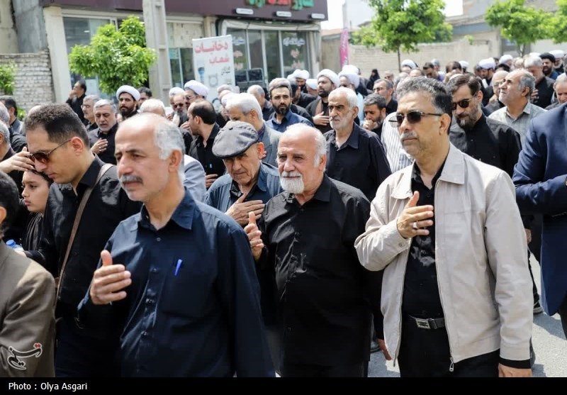 گلستان در سوگ شهادت امام صادق (ع)+تصویر