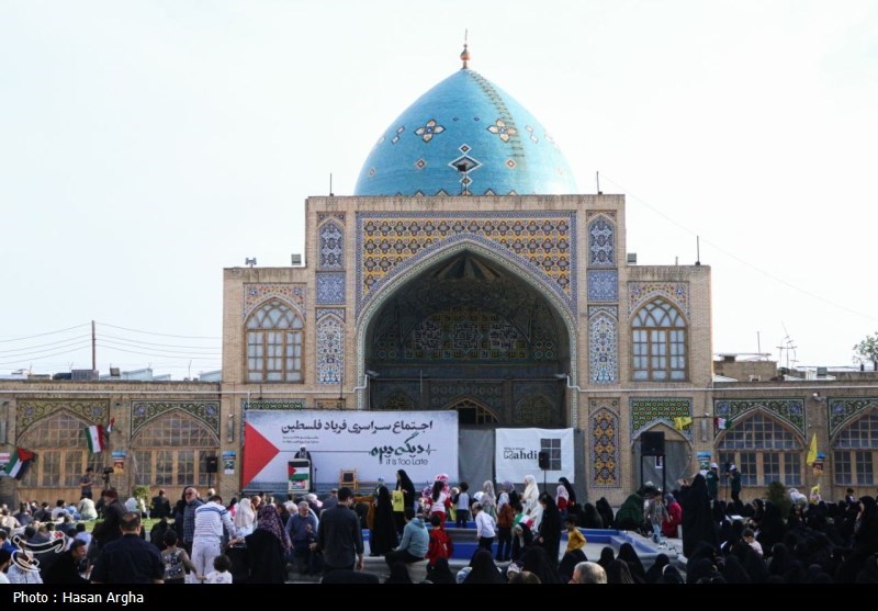 اجتماع سراسری فریاد فلسطین در زنجان + تصاویر