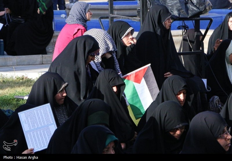 اجتماع سراسری فریاد فلسطین در زنجان + تصاویر