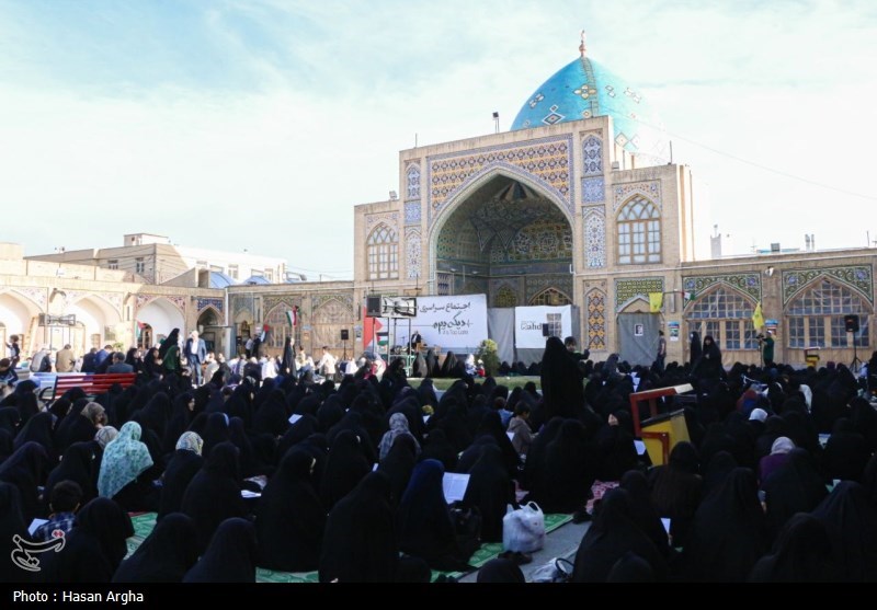 اجتماع سراسری فریاد فلسطین در زنجان + تصاویر