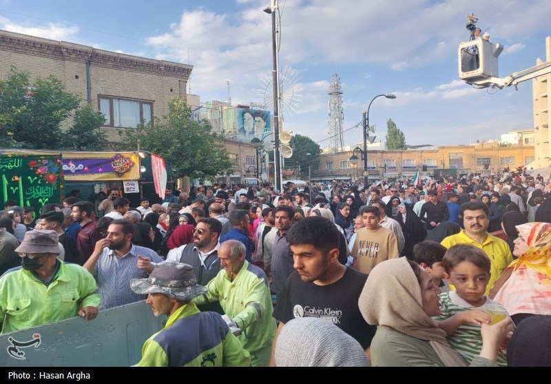 اجتماع سیاسی زنجانی‌ها در محکومیت حمله اسرائیل به ایران