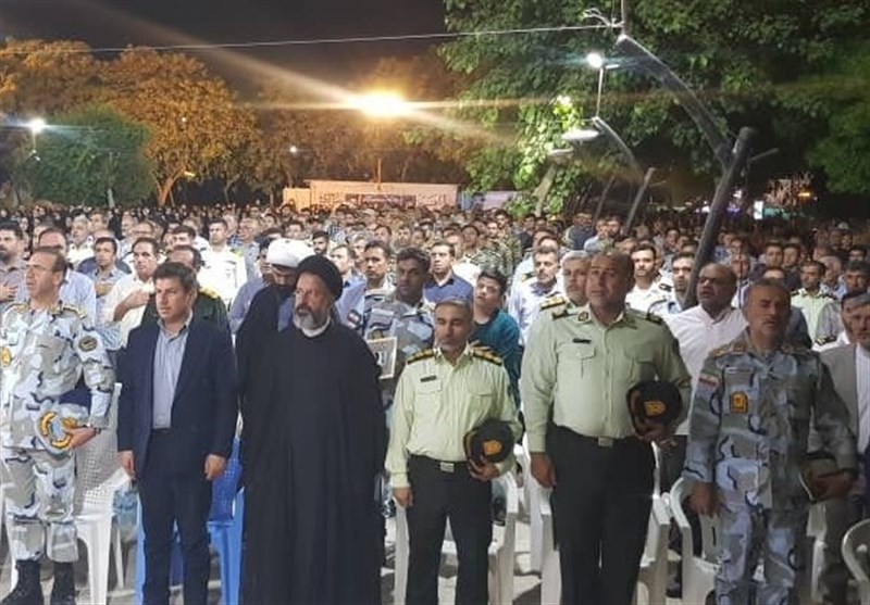 استقبال از پیکر مطهر شهید مرزبانی محمد زارعی در بوشهر