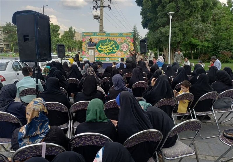 به اهتزاز درآمدن پرچم «علی ولی الله» بر فراز شهر همدان