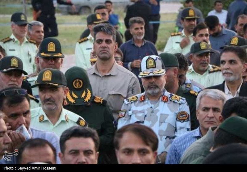 تشییع شهید مرزبان محمد زارعی در شهر کلمه دشتستان+عکس