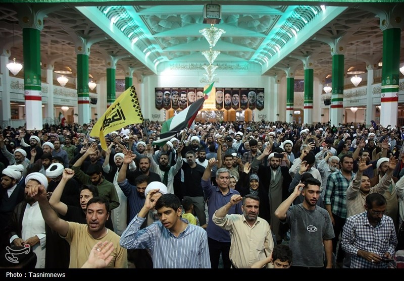 حمایت مردم قم از وعده صادق 3؛ اسرائیل باید نابود شود+تصویر