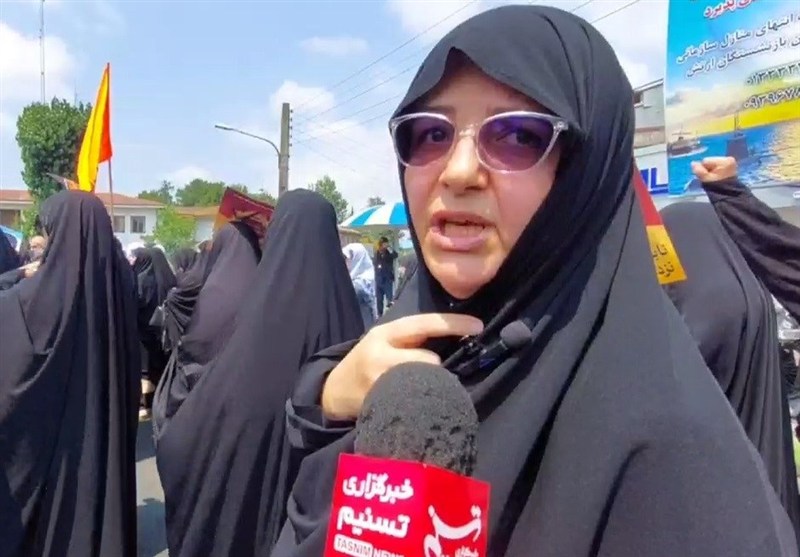 خروش رشت در پاسخ به جنایت صهیونی؛ انتقام سخت خواسته مردم است