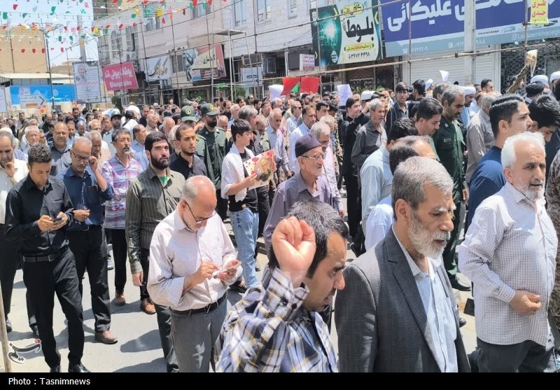 خشم یکپارچه مردم استان تهران علیه رژیم صهیونیستی + فیلم