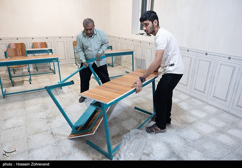 ساخت مدرسه و کتابخانه توسط گروه جهادی شهدا در روستای «گرو»