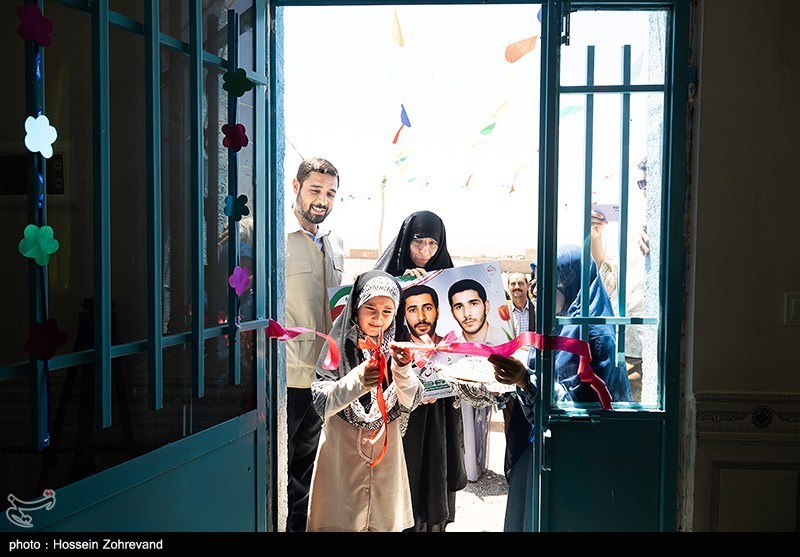 ساخت مدرسه و کتابخانه توسط گروه جهادی شهدا در روستای «گرو»