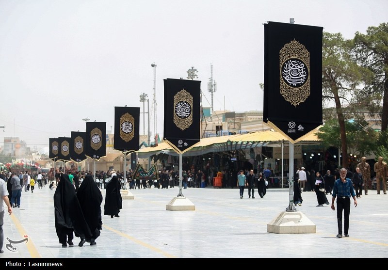 قم در آستانه محرم؛ حرم حضرت معصومه(س) عزادار امام حسین(ع)+تصویر
