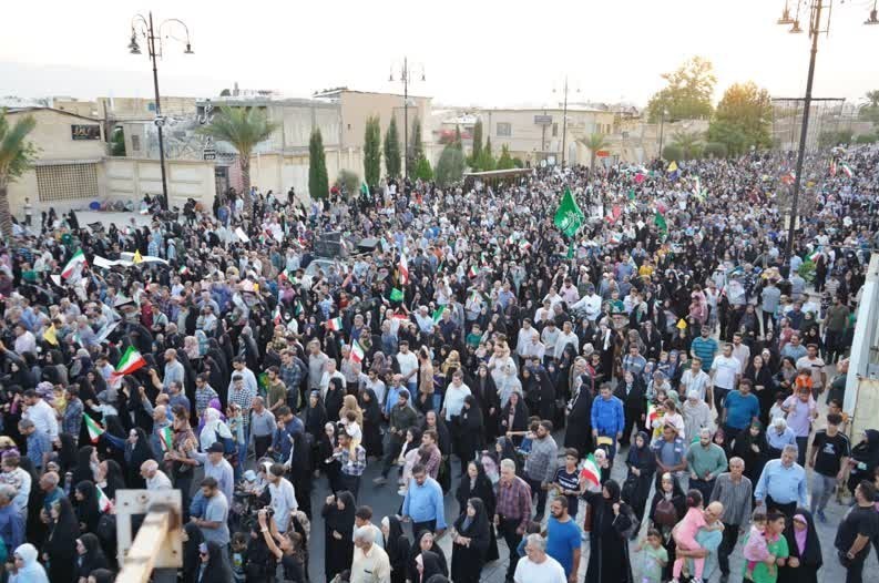 میثاق با مقاومت و محکومیت جنایات اسرائیل در اجتماع غدیر
