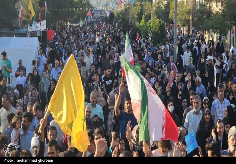 میدان قدس تا شهدای گمنام؛ بیرجند در شور حیدری می‌تپد