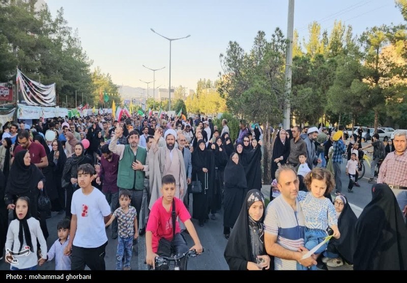 میدان قدس تا شهدای گمنام؛ بیرجند در شور حیدری می‌تپد