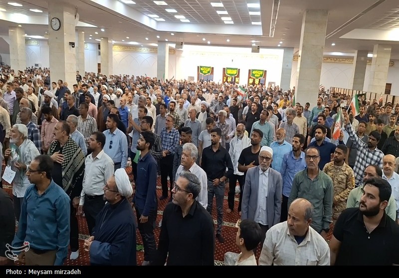 هرمزگان در محکومیت حمله اسرائیل فریاد انتقام سر داد+فیلم