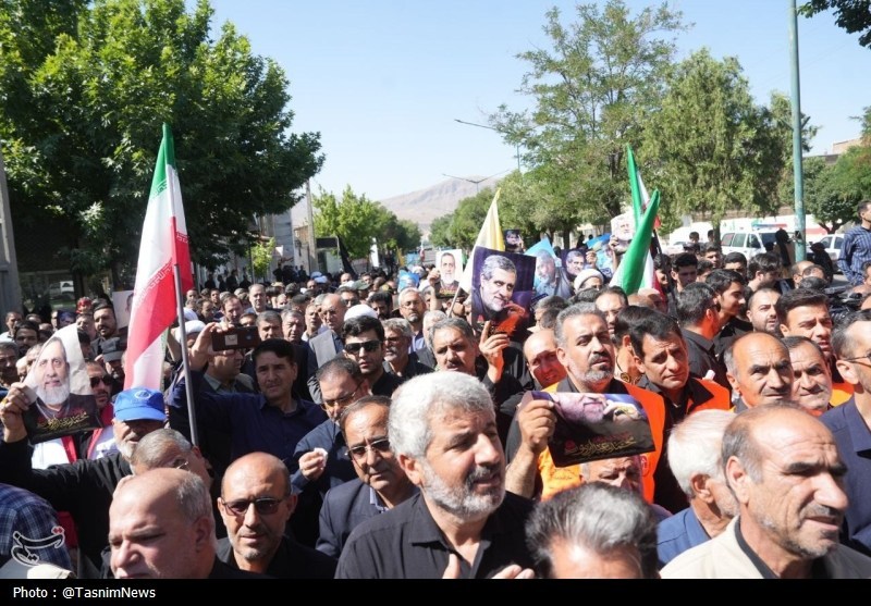 کرمانشاه در سوگ سردار رشید اسلام/ وداع باشکوه با حاج رمضان + تصاویر