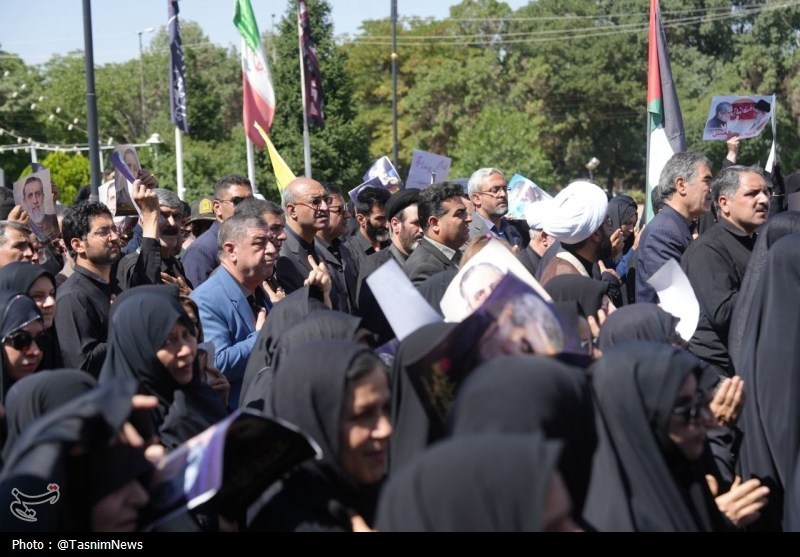 کرمانشاه در سوگ سردار رشید اسلام/ وداع باشکوه با حاج رمضان + تصاویر