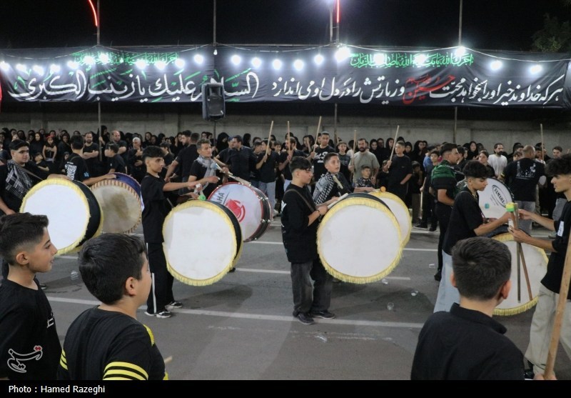 آیین شاه حسین گویان در شناط ابهر برگزار شد+تصاویر