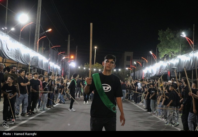 آیین شاه حسین گویان در شناط ابهر برگزار شد+تصاویر