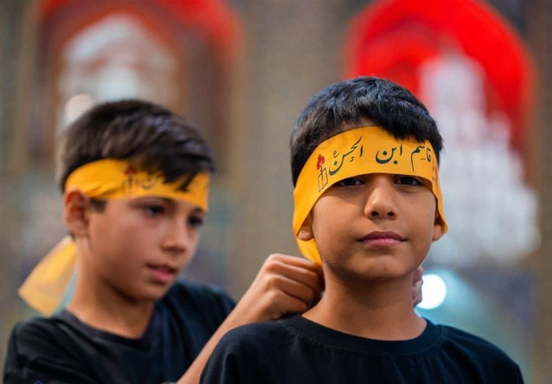 سوگواره دانش‌آموزی «احلی من‌العسل» در حرم رضوی + تصاویر