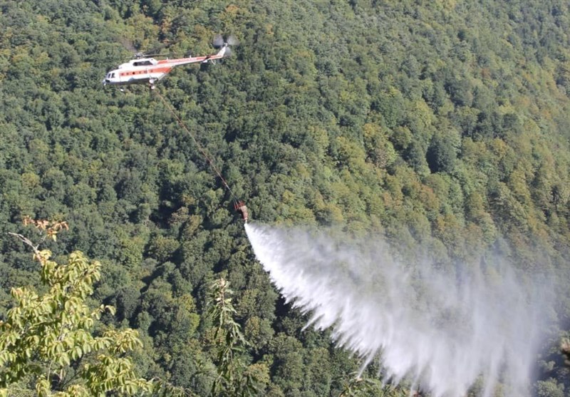 آتش سوزی جنگل ها و مراتع , اخبار چالوس , جنگل های هیرکانی ,