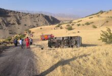 آخرین جزئیات واژگونی مینی‌بوس در دورود/ 13 گردشگر ترخیص شدند