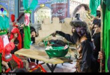 آیین نمادین کاروان اسرای کربلا به شام در آران و بیدگل+تصاویر