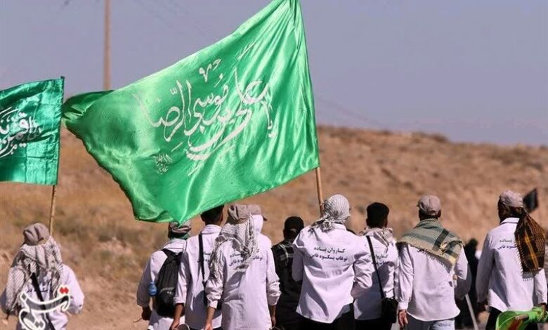 اسکان اضطراری 100هزار زائر پیاده امام رضا(ع) در دهه پایانی صفر