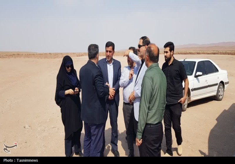 بازدید تیم مدیران نهاد ریاست‌جمهوری از پروژه فرودگاه قم+ تصویر