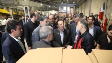 بازدید میدانی معاون وزیر صمت از واحدهای صنعتی قزوین