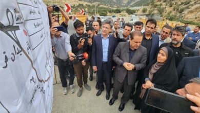 بازدید وزیر راه و شهرسازی ‌از تونل دوم آزادی ایلام
