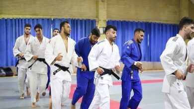 برپایی اردوی مشترک جودوی جوانان و بزرگسالان در اردبیل