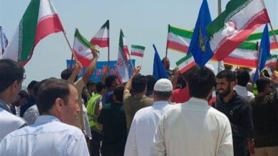 برگزاری راهپیمایی در محکومیت جنایات رژیم صهیونیستی