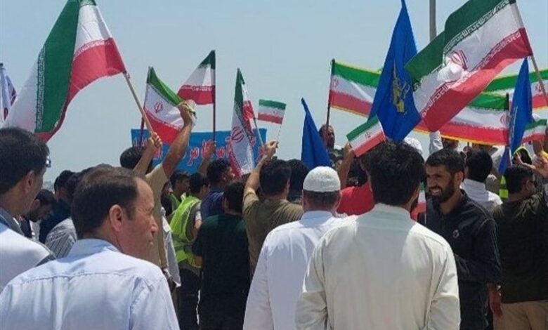 برگزاری راهپیمایی در محکومیت جنایات رژیم صهیونیستی