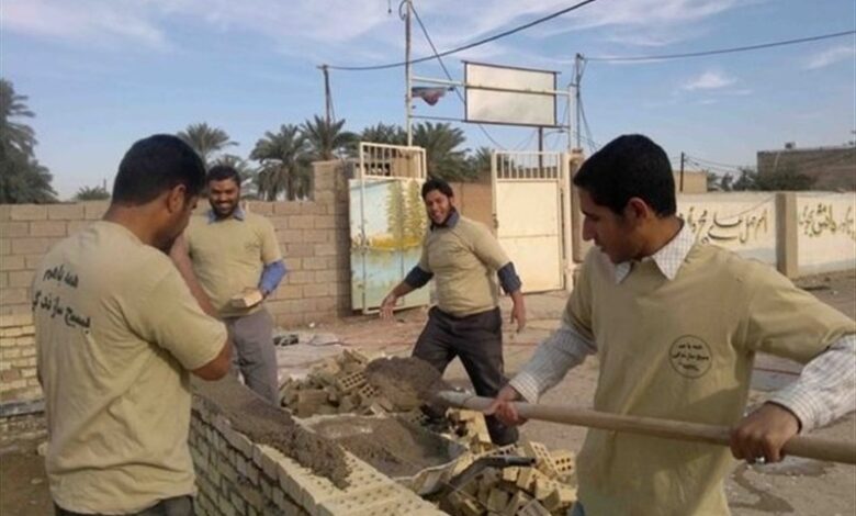 بسیجیان جاجرمی یک مدرسه را 6 ماهه احداث کردند