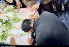 تشییع شهید محمد خشاپور در روستای محمدآباد آران و بیدگل+فیلم