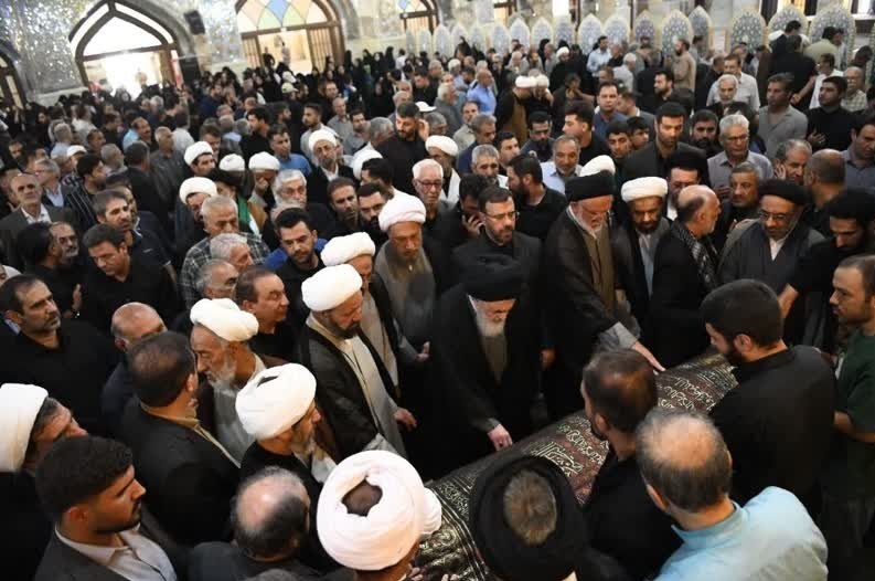 تشییع عالم ربانی آیت‌الله حاج شیخ علی موحد در شیراز + تصاویر