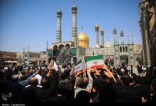 تشییع پرشکوه شهدای اقتدار ملی در قم+ تصاویر