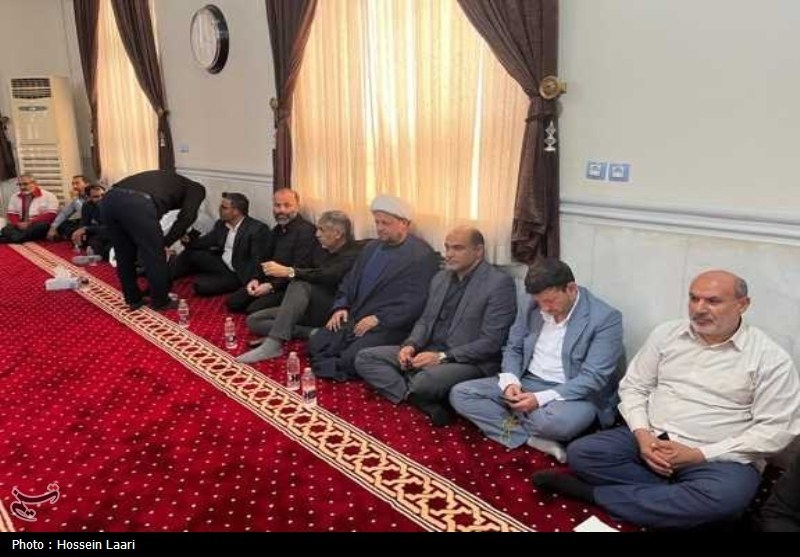 تشییع پیکر شهید مدافع امنیت احمد عبدالله‌زاده در زادگاهش نخل تقی