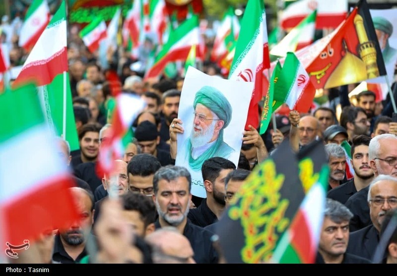 خروش عاشورایی تبریز علیه صهیونیسم؛ از سینه‌زنی برای حسین (ع) تا فریاد برای قدس