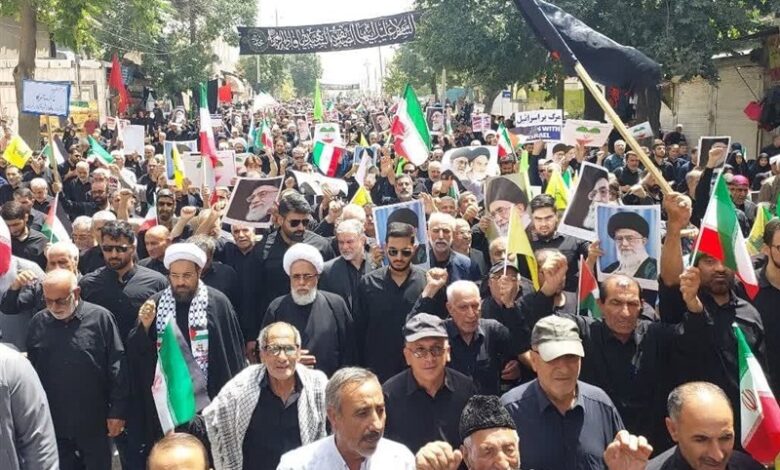 خشم مردم چرام علیه صهیونیسم؛ فریاد حمایت از فلسطین
