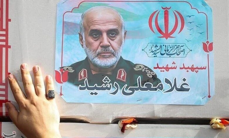 دستنوشته سردار رشید یک هفته قبل از شهادت+تصاویر