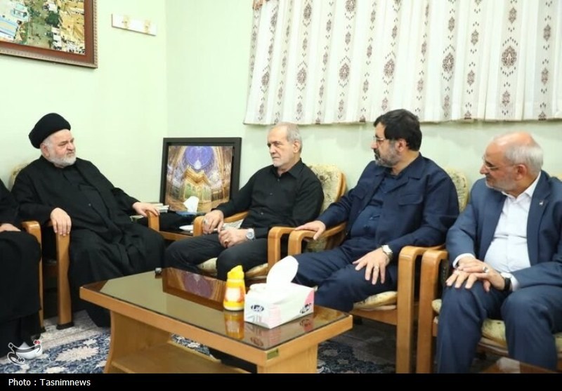 رئیس‌جمهور با نماینده آیت‌الله سیستانی در ایران دیدار کرد+ تصاویر