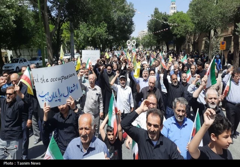 راهپیمایی «جمعه‌های خشم و نصر» در شهرکرد + تصاویر